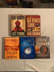 Lot of 5 Robert Langdon Series Angels and Demons Da Vinci Code Dan Brown HC