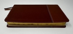 NIV Thinline Bible Tan Leathersoft Red Letter 9.4 font ISBN 978-0-310–44886-0