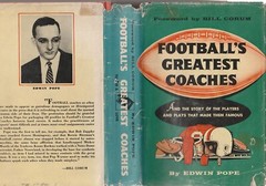Football’s Greatest Coaches by Edwin Pope 1955 Hardcover Good