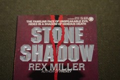 Stone Shadow by Rex Miller 1989 PB 1st Printing Onyx Horror w/ Embossed Cover