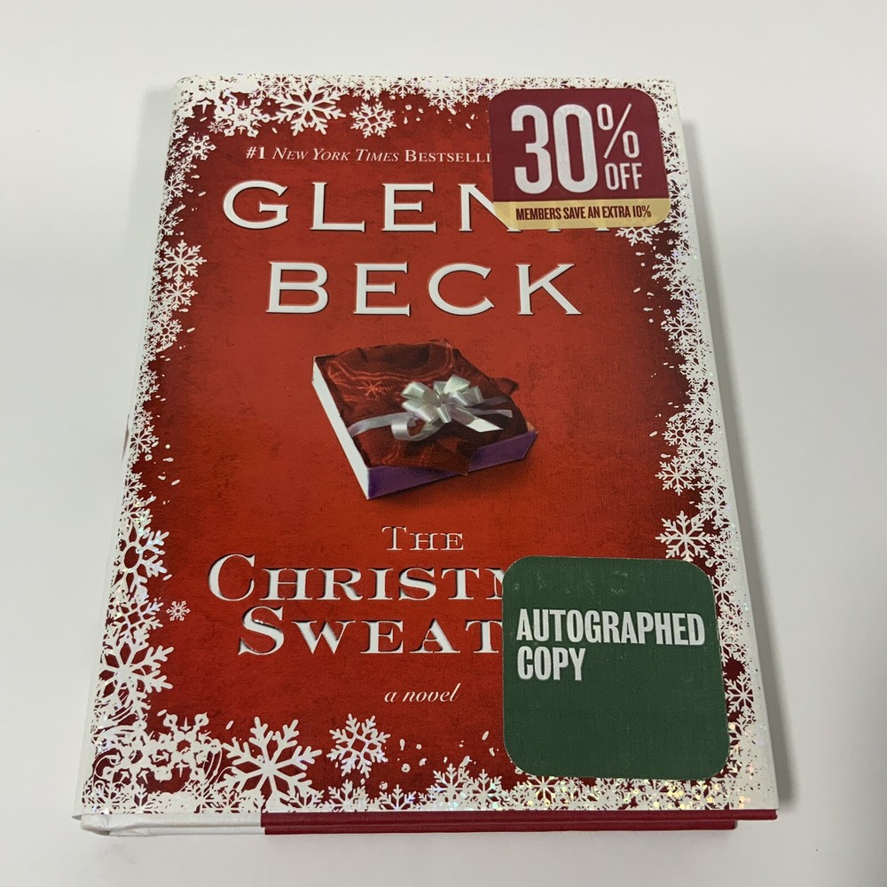 The Christmas Sweater by Glenn Beck 2008 Signed 1st Edition Autographed HC DJ