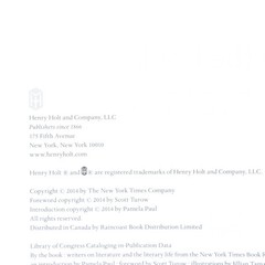 By the Book Edited by Pamela Paul Features Writers on Literature 2014 HC No DJ