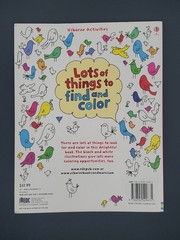 Lots of Things to Find and Color Fiona Watt Trade Paperback Usborne Activities