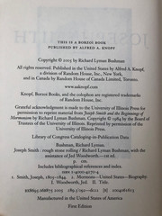 Joseph Smith 5 book biography bundle
