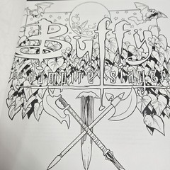 Buffy the Vampire Slayer Adult Coloring Book Dark Horse Books First Edition 2016