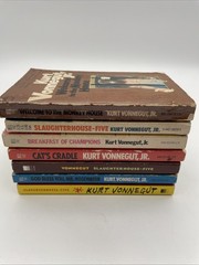 Lot of 7 Kurt Vonnegut, Jr. Novels Dell PB Vintage – Slaughterhouse 5 & MORE!