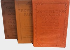 ❤️COMMON SENSE FEDERALIST PAPERS CONSTITUTION 3 SET Faux Leather Collectable NEW