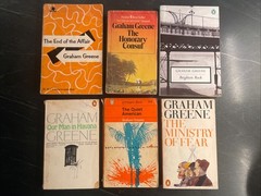 6 Book Lot GRAHAM GREENE – See Full Title List – Poor/acceptable – Reader Copies
