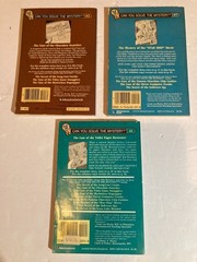 Lot CAN YOU SOLVE MYSTERY 2, 7, 9 HAWKEYE COLLINS Star Ship SNATCHER lot of 3 pb