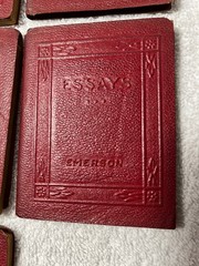 22 LITTLE LEATHER LIBRARY BOOKS 1920s Red Miniature LOT No Duplicates Literature