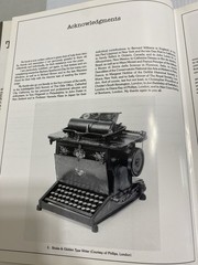 VTG 1997 MICHAEL ADLER ANTIQUE TYPEWRITERS HC BOOK