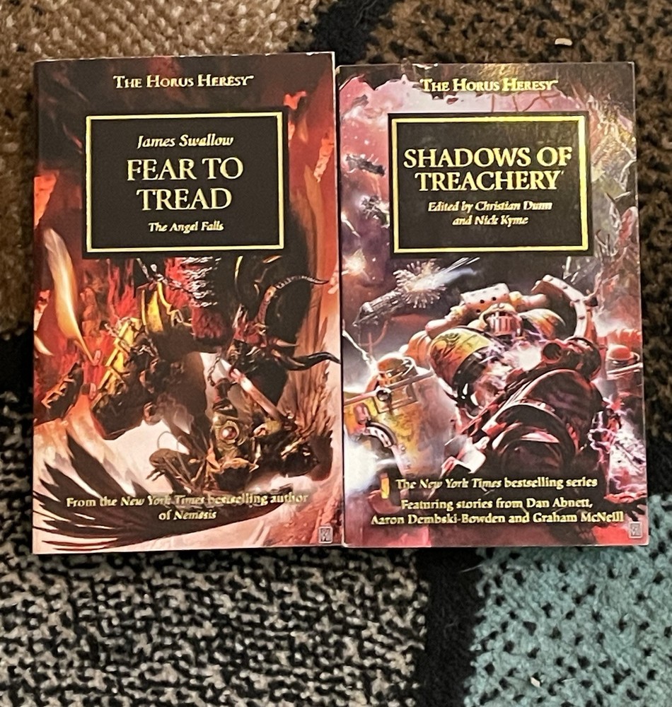Horus Heresy, Warhammer 40K, Black Library. Feat To Tread, Shadows Of Treachery.