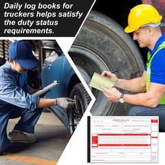 10 Pack 2026 2027 New Log Book for Truck Drivers 8.5″ x 5.5″ Daily Log Book with