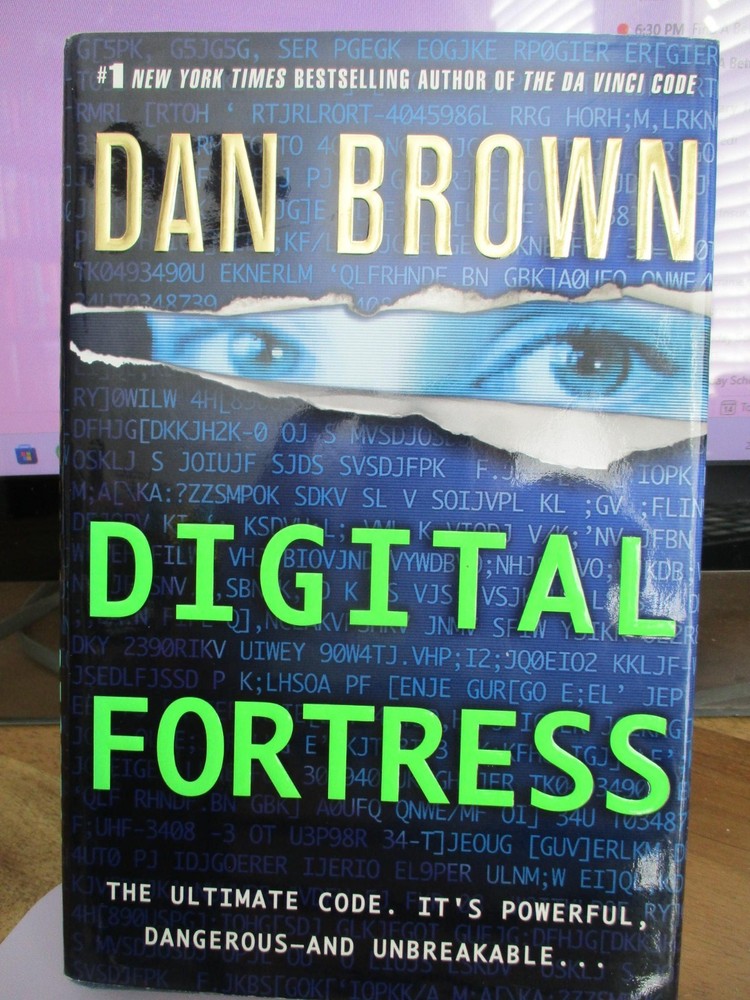 New „Digital Fortress” by Dan Brown, HB 1st Revised Ed full # line 2004, 374p