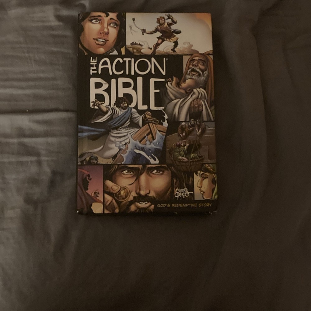 The Action Bible God’s Redemptive Story Illustrated Hardcover David C Cook Serg…