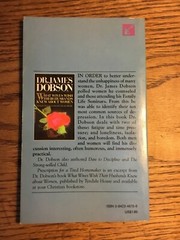 Prescription for a Tired Housewife – paperback, 9780842348782, James Dobson