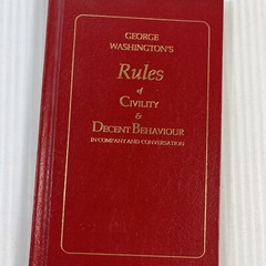 Washington’s Rules of Civility and The American Flag History and Etiquette Lot
