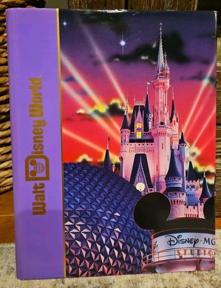 Walt Disney World Disney Kingdom Editions Purple 1993 Hc/dj
