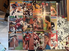 SPORTS ILLUSTRATED MAGAZINE – 79-82 – LOT OF 48 -DUPLICATES -MOST PAGE PROTECTED