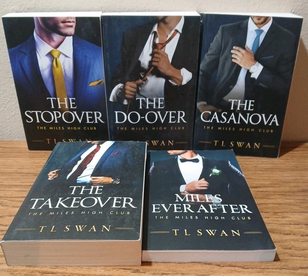 Do-Over Casanova Stopover etc 5 Bundle Book Lot (The Miles High Club) TL Swan