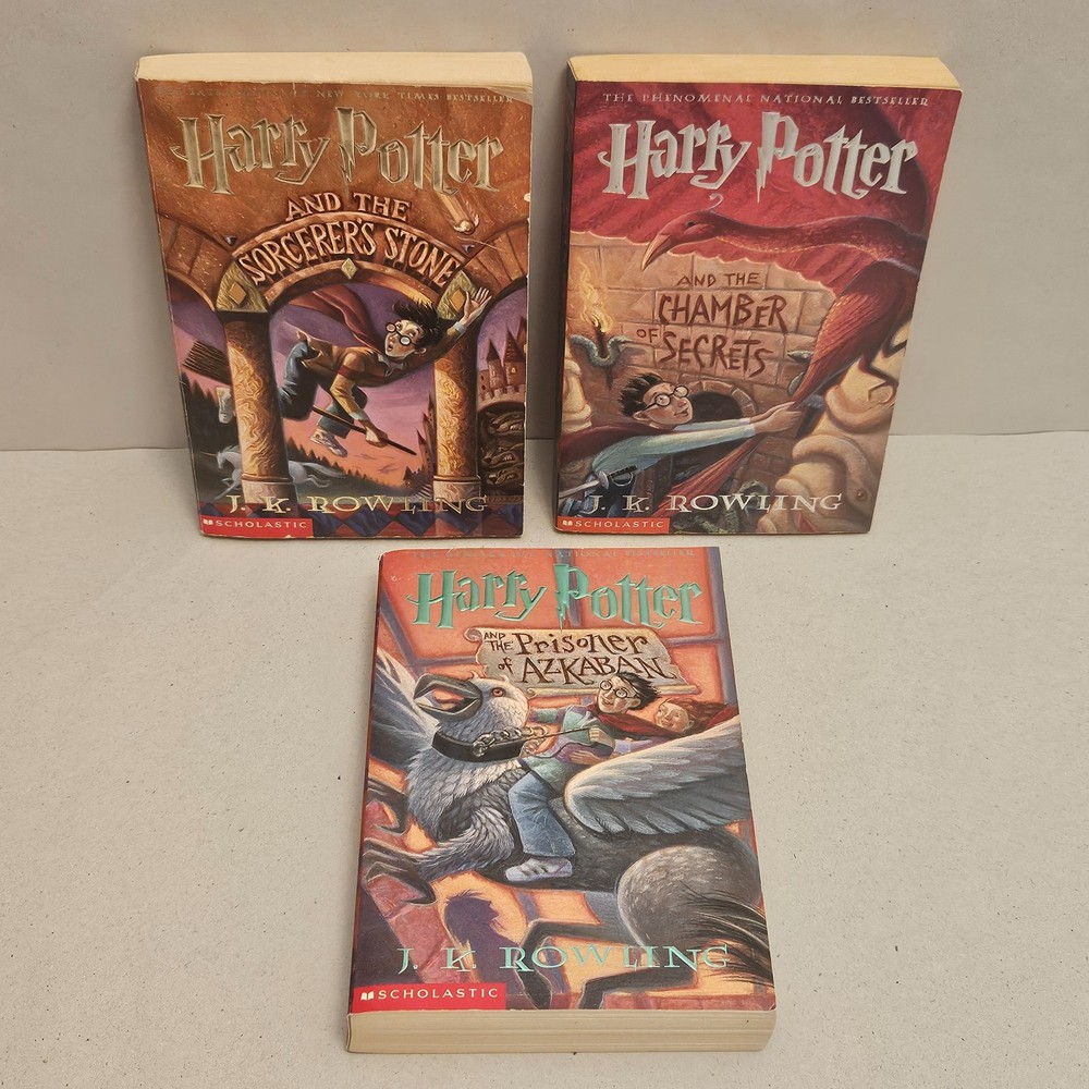 Harry Potter Paperback Books Set 1-3