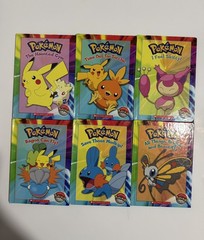 Lot Of 6 Vintage Children POKEMON Scholastic Books 2004-2005 Hardcover Pikachu