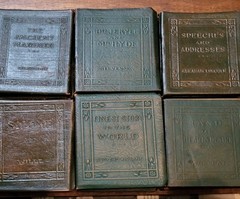 100 yr Old Antique Little Leather Library Books 1920’s Redcroft Pick Your Title
