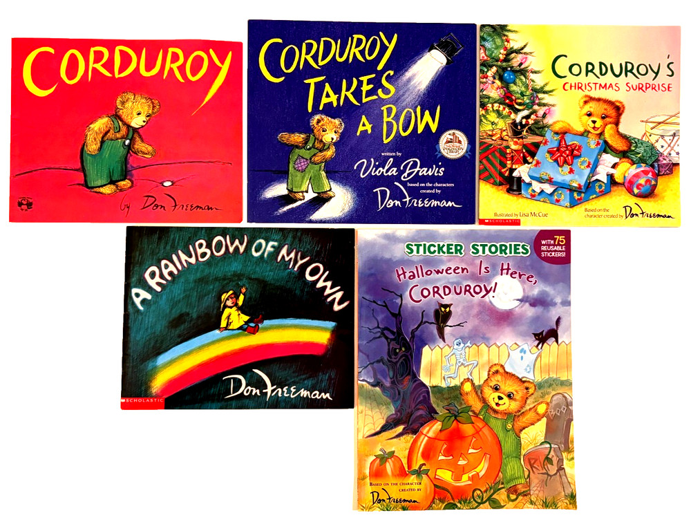 5 Lot Children’s Picture Books by Don Freeman: Corduroy Series – Paperbacks