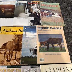 Lot Of Horse Books, Magazines Arabian Horses