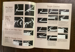 Vintage Reynolds Left-Handed Crochet Book, 31 Pages, 1977, PB