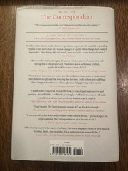 The Correspondent: A Novel by Virginia Evans (2025, Hardcover)
