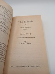 J. R. R. Tolkien The Hobbit Paperback 1985 Ballantine