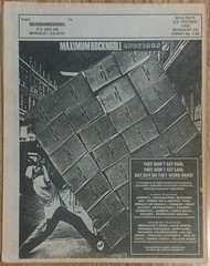 MAXIMUM ROCKNROLL #88 September 1990 CREAMERS Kolaborancji L7 Visaci Zamek