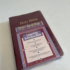 Large Print Reference Bible by Not Available (Imitation Leather)
