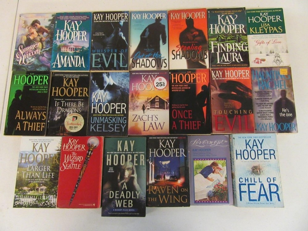 BIG Lot (20) KAY HOOPER Thriller Books QUINN THIEF Wizard of Seattle ZACH’S LAW
