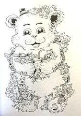 Doodle Invasion: Zifflin’s Coloring Book Brand New