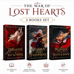 War of Lost Hearts Trilogy 3 Books Set Carissa Broadbent Fantasy English Version