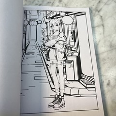 Anime Coloring Book „Advanced Coloring”, Bendon, anime coloring, girl & teens