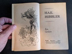 Hail Hibbler By Ron Goulart 1980, First Edition & Printing PB. DAW Books No. 399