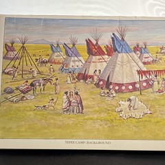 Matthew Kalmenoff Plains Indians Diorama to Cut & Assemble PB Illustrated 1975