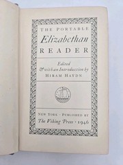 1946 The Portable Elizabethan Reader The Viking Press Hardcover J44