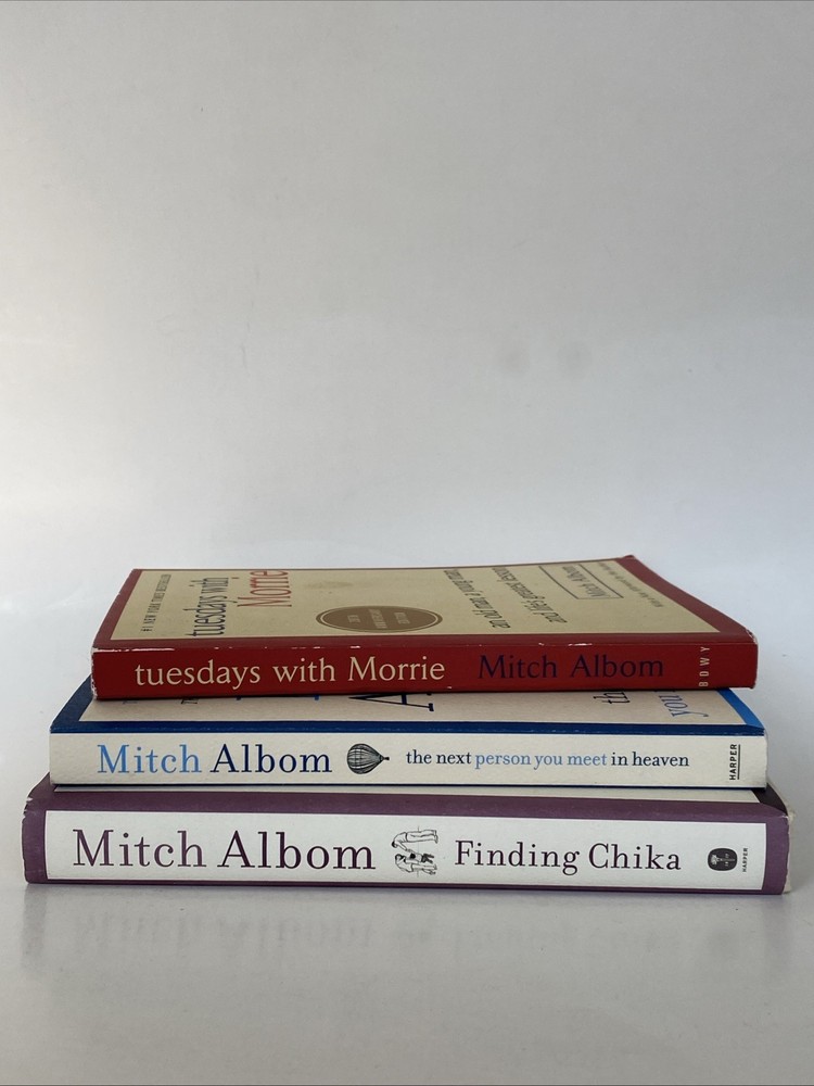 Mitch Albom Lot: Tuesdays with Morrie ~ Finding Chika ~ The Next Five People