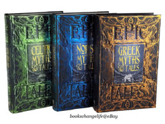 CELTIC, GREEK, NORSE Myths, Tales & Epic Legends Mythology Hardcover Set *NEW*