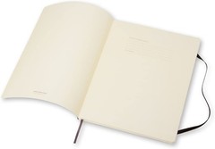Moleskine Classic Notebook Soft Cover XL Plain/Blank Black 192 Pages