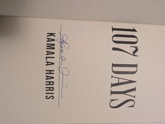 Kamala Harris – 107 Days (Signed Book) Hardcover – In Hand