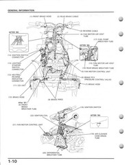 HONDA TRX350 Fourtrax Foreman ATV Service Manual 1985-1989 – WIRE BOUND – COVERS