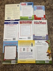 Books on health – Collection Of 9 Excellent Condition