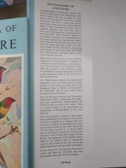 ENCYCLOPAEDIA OF AVICULTURE, (V.2) By Abram Rutgers & K A Norris – Hardcover