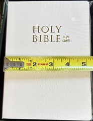 The Holy Bible King James Version White Old & New Testament KJV – NEW Sealed