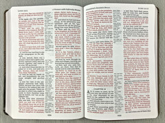 KJV Holy Bible Thomas Nelson Version Book King James Brown Leathersoft